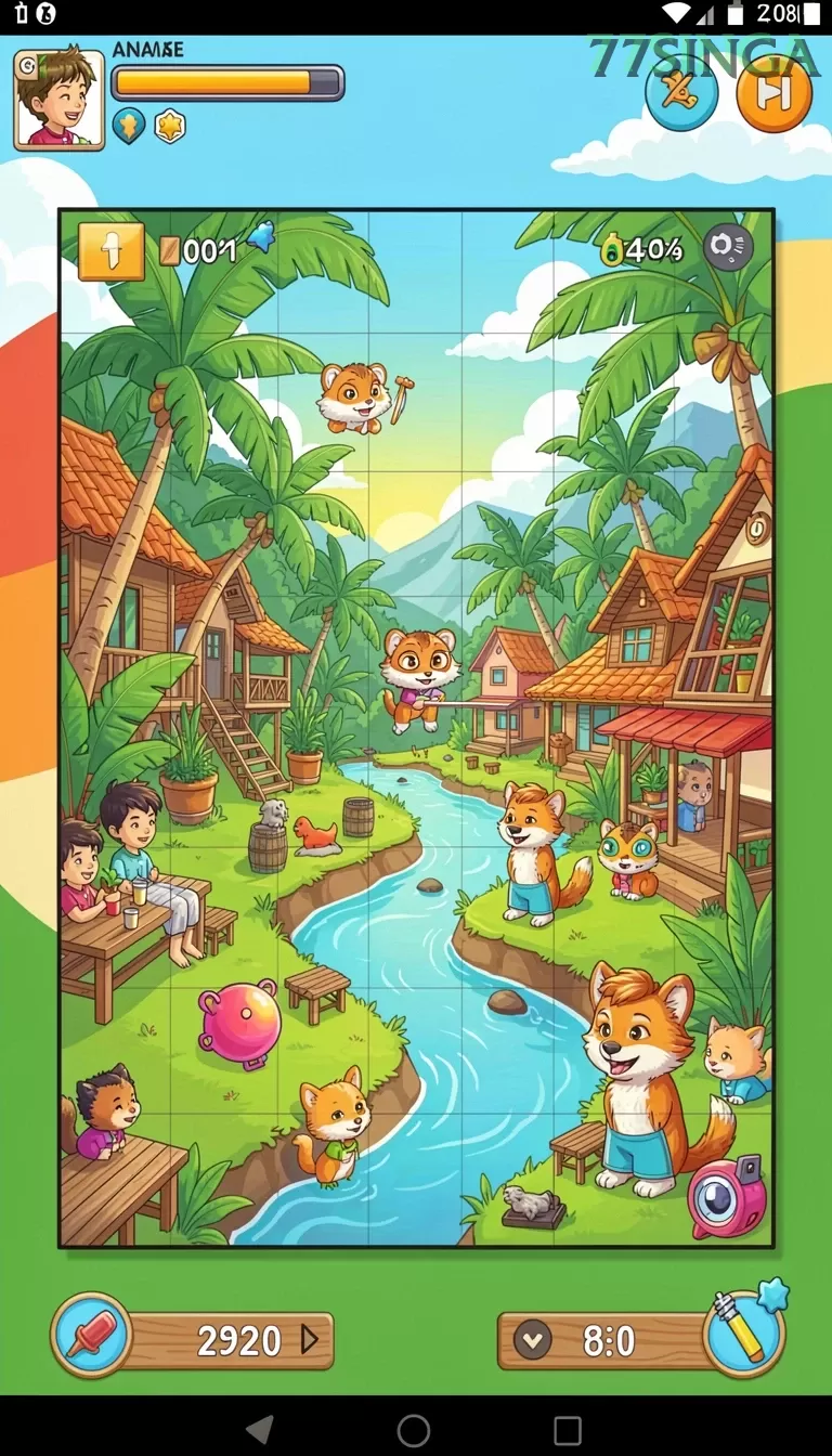 Cuplikan layar BOLA07 — menu navigasi